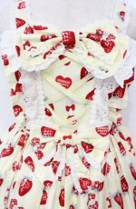 画像2: Angelic Pretty / Lyrical Bunny Parlorジャンパースカート  イエロー O-25-10-11-002-AP-OP-OW-OS (2)
