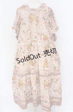 画像1: PINK HOUSE / Very Berry heartワンピース【お直しあり】  ピンク O-25-10-14-038-LO-OP-IG-OS