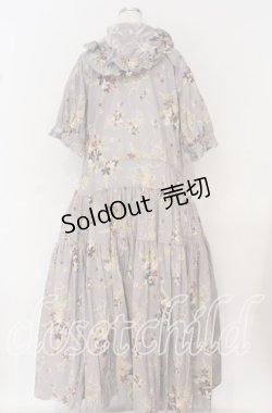 画像3: KANEKO ISAO / すみれ柄ワンピース【お直しあり】  ラベンダー O-25-10-14-041-EL-OP-IG-OS