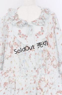 画像2: PINK HOUSE / ベリーズリースプリントワンピース【お直しあり】  サックス O-25-10-14-042-LO-OP-IG-OS