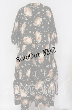 画像3: PINK HOUSE / ローズバスケットワンピース【お直しあり】  クロ O-25-10-14-044-LO-OP-IG-OS
