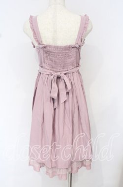 画像3: axes femme POETIQUE / メルヘン刺繍フリルワンピース M ラベンダー O-25-10-14-005-AX-OP-OW-OS