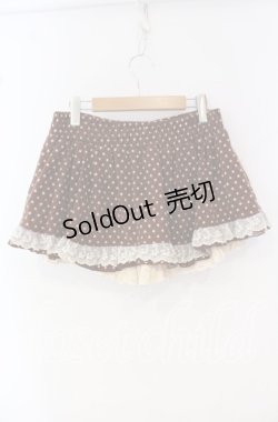 画像3: LIZ LISA / ドット起毛スカパン  ブラウン O-25-10-14-059-LO-PA-IG-OS