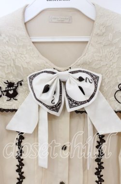 画像2: axes femme POETIQUE / ドリーミーメルヘン柄刺繍ブラウス/Disney M アイボリー O-25-10-14-001-AX-BL-OW-OS