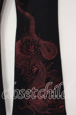 画像4: Qutie Frash / チャイナパンツ  ブラック×レッド O-25-10-14-074-QU-PA-OW-OS