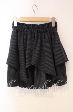 画像2: axes femme / シャツ巻き風イレヘムミニスカート  ネイビー O-25-10-14-081-AX-SK-IG-OS