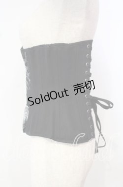 画像2: Restyle / ボーンプリントコルセット  ブラック O-25-10-14-084-GO-ZA-OW-OS