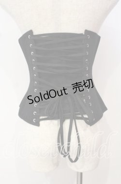 画像3: Restyle / ボーンプリントコルセット  ブラック O-25-10-14-084-GO-ZA-OW-OS