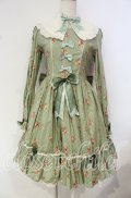 metamorphose / ヨーク付きワンピース（花柄）  ミント O-25-10-14-088-ME-OP-IG-OS