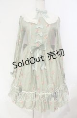 metamorphose / ヨーク付きワンピース（花柄）  ミント O-25-10-14-088-ME-OP-IG-OS