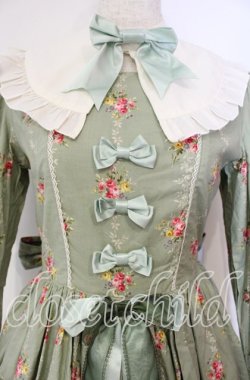 画像2: metamorphose / ヨーク付きワンピース（花柄）  ミント O-25-10-14-088-ME-OP-IG-OS