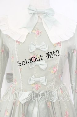 画像2: metamorphose / ヨーク付きワンピース（花柄）  ミント O-25-10-14-088-ME-OP-IG-OS