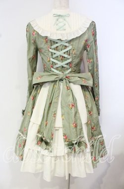 画像4: metamorphose / ヨーク付きワンピース（花柄）  ミント O-25-10-14-088-ME-OP-IG-OS