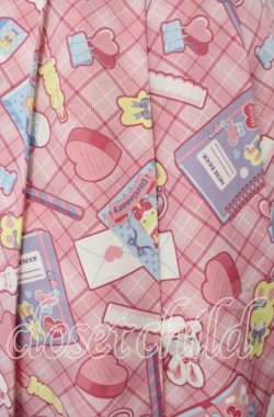 画像3: Angelic Pretty / Fancy Stationeryジャンパースカート  ピンク O-25-10-14-090-AP-OP-IG-OS