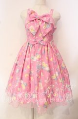 Angelic Pretty / SPACE TOYSジャンパースカート  ピンク O-25-10-14-091-AP-OP-IG-OS