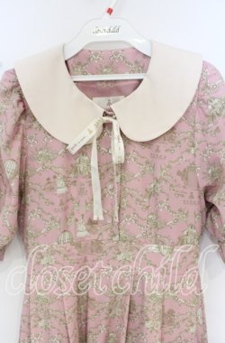 画像2: m petit by misako / NINA’Sコラボトワルドジュイワンピース S ピンク O-25-10-14-010-LO-OP-OW-OS