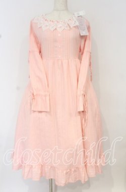 画像1: Cherirulu Chocola / MYレースフリルワンピース M ピンク O-25-10-14-011-LO-OP-OW-OS