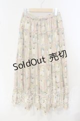 alcali / シャムカドレptフリルギャザースカート  ピンク O-25-10-14-100-LO-SK-OW-OS