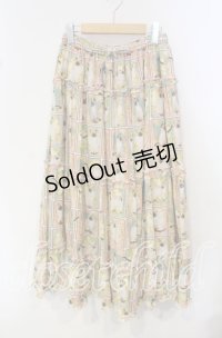 alcali / シャムカドレptフリルギャザースカート  ピンク O-25-10-14-100-LO-SK-OW-OS