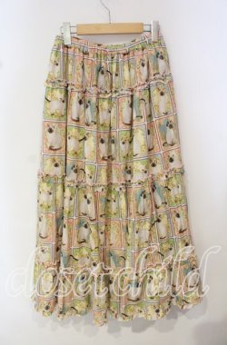 画像3: alcali / シャムカドレptフリルギャザースカート  ピンク O-25-10-14-100-LO-SK-OW-OS