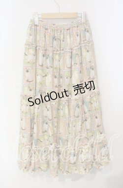 画像3: alcali / シャムカドレptフリルギャザースカート  ピンク O-25-10-14-100-LO-SK-OW-OS