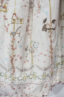 画像2: PINK HOUSE / メリーゴーラウンドプリントスカート  ピンク O-25-10-14-101-LO-SK-OW-OS