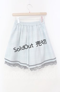 画像3: axes femme POETIQUE / 格子チェックスカパン M サックス O-25-10-14-102-AX-PA-OW-ZT015