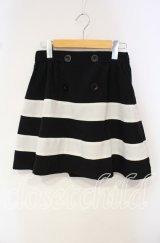 MILK / Sisterスカート  クロ×シロ O-25-10-14-106-ML-SK-OW-ZT015