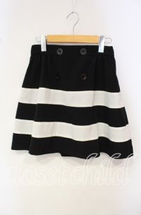 MILK / Sisterスカート  クロ×シロ O-25-10-14-106-ML-SK-OW-ZT015