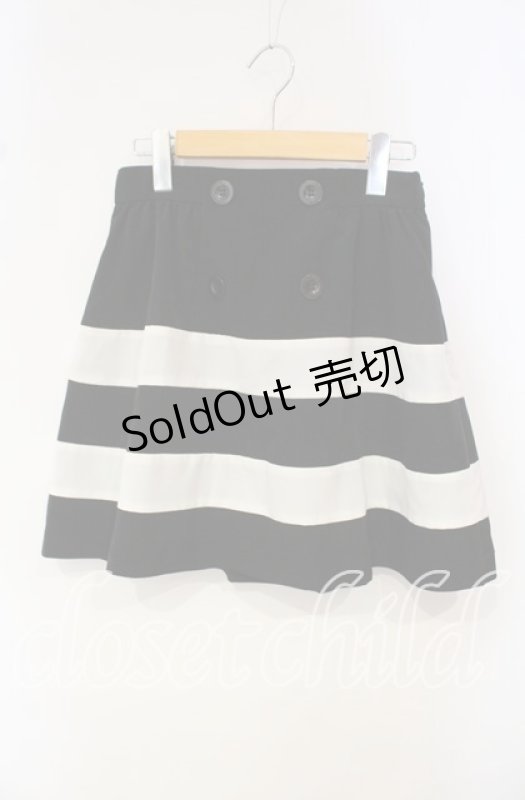 画像1: 【SALE】MILK / Sisterスカート  クロ×シロ O-25-10-14-106-ML-SK-OW-ZT015 (1)