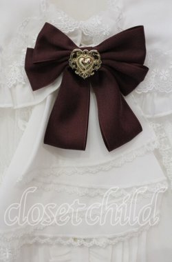 画像2: Amavel / Secret Macaronレースケープブラウス F シロ×ワイン O-25-10-14-109-CA-BL-OW-OS