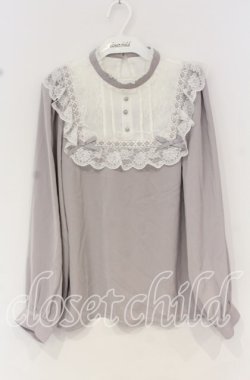 画像1: Rojita / ヨーク切り替ボリュームフリルブラウス F ラベンダー O-25-10-14-013-LO-BL-OW-OS