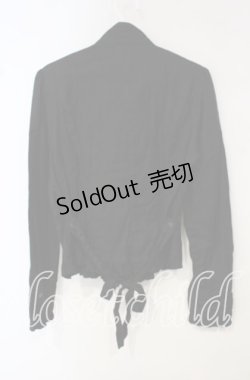 画像3: Innocent World / スタンドカラーブラウス M クロ O-25-10-14-110-IW-BL-OW-OS