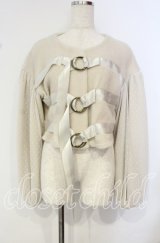 pays des fees  / ドットチュール切り替えショートジャケット  アイボリー O-25-10-14-112-PU-JA-OW-ZT235