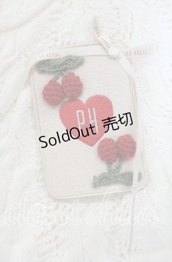 画像2: PINK HOUSE / チェリーワッペン使いニットベスト  アイボリー O-25-10-14-122-LO-TO-OW-OS