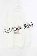 alcali / 【alcali×ミカヅキフタツ】コラボマリオネットプリントAラインTシャツ  オフホワイト O-25-10-14-123-LO-TO-OW-OS