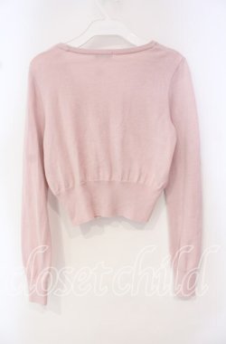 画像3: MILK / フラワーボタンカーディガン  ピンク O-25-10-14-133-ML-TO-OW-OS