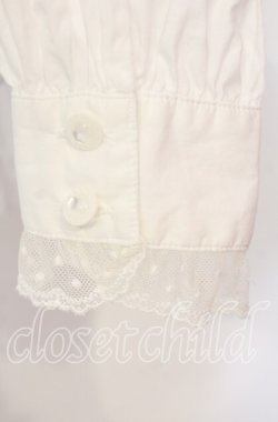 画像3: Angelic Pretty / シンプルボウタイジャボブラウス  シロ O-25-10-14-138-AP-BL-OW-OS