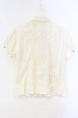 画像3: Victorian maiden / レースリボン付スタンドカラーパフスリーブブラウス【タイ欠品】  生成り O-25-10-14-143-CL-BL-IG-OS