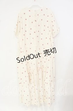 画像3: KANEKO ISAO / ハート柄ワンピース【お直しあり】  アイボリー O-25-10-14-145-EL-OP-IG-OS