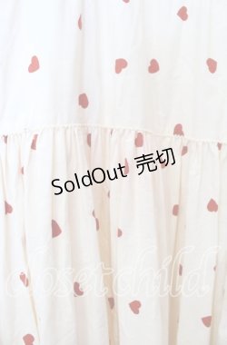 画像4: KANEKO ISAO / ハート柄ワンピース【お直しあり】  アイボリー O-25-10-14-145-EL-OP-IG-OS