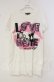 画像1: HELL CAT PUNKS / キャットプリントロングTシャツ  ホワイト O-25-10-14-146-PU-TO-IG-OS (1)