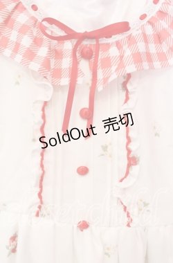 画像2: LIZ LISA / ストロベリージャムワンピース 0 シロ×アカ O-25-10-14-154-LO-OP-OW-OS