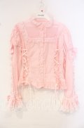 Angelic Pretty / スクエア切替プリンセスボウタイブラウス  ピンク O-25-10-14-157-AP-BL-IG-OS