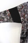 画像2: Qutie Frash / 和柄ロングカーデ  レッド×ブラック O-25-10-14-024-QU-TO-OW-ZI (2)