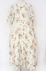 PINK HOUSE / バラの騎士プリントワンピース【お直しあり】  シロ O-25-10-14-032-LO-OP-IG-OS