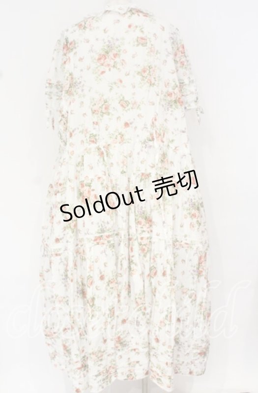画像4: PINK HOUSE / バラの騎士プリントワンピース【お直しあり】  シロ O-25-10-14-032-LO-OP-IG-OS (4)