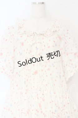 画像3: PINK HOUSE / メリーローズプリントワンピース【お直しあり】  シロ×ピンク O-25-10-14-033-LO-OP-IG-OS