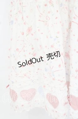 画像4: PINK HOUSE / メリーローズプリントワンピース【お直しあり】  シロ×ピンク O-25-10-14-033-LO-OP-IG-OS