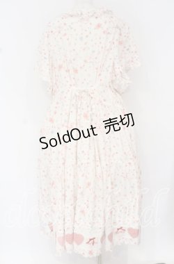 画像5: PINK HOUSE / メリーローズプリントワンピース【お直しあり】  シロ×ピンク O-25-10-14-033-LO-OP-IG-OS